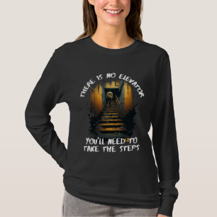 Camiseta Não Há Elevador Pegue As Escadas Recuperação AA