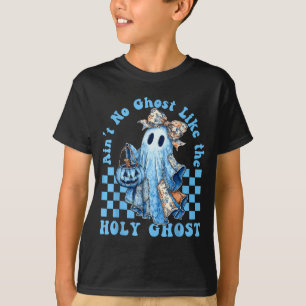 Camiseta Não Há Fantasma Como O Espírito Santo Divertido Co