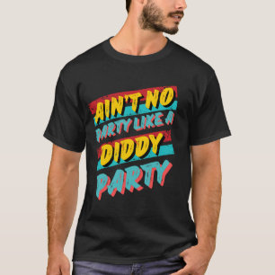 Camiseta Não há festas como um Design de Tee Retro da Festa