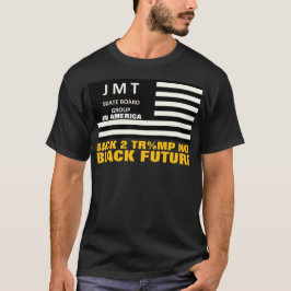 Camiseta NÃO HÁ FUTURO PRETO - T-Shirt Básico Escuro