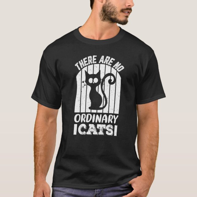 Camiseta Não há gatos comuns  2 (Frente)