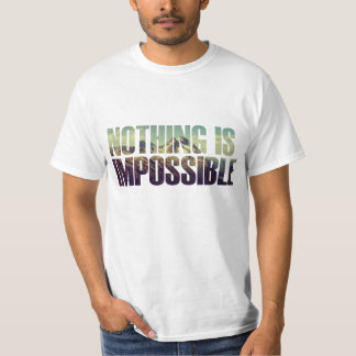 Camiseta Não há impossíveis t-shirt