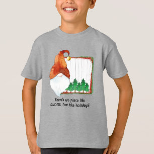 Camiseta Não há lugar como o GNOME, nos feriados.