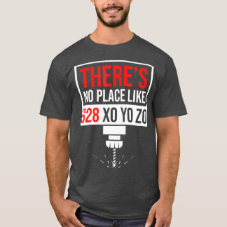 Camiseta Não há lugar G28 X0 Y0 Z0 Funny CNC Machinist