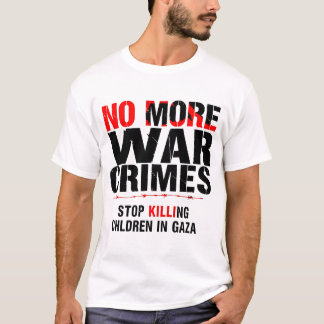 CAMISETA NÃO HÁ MAIS CRIMES DE GUERRA