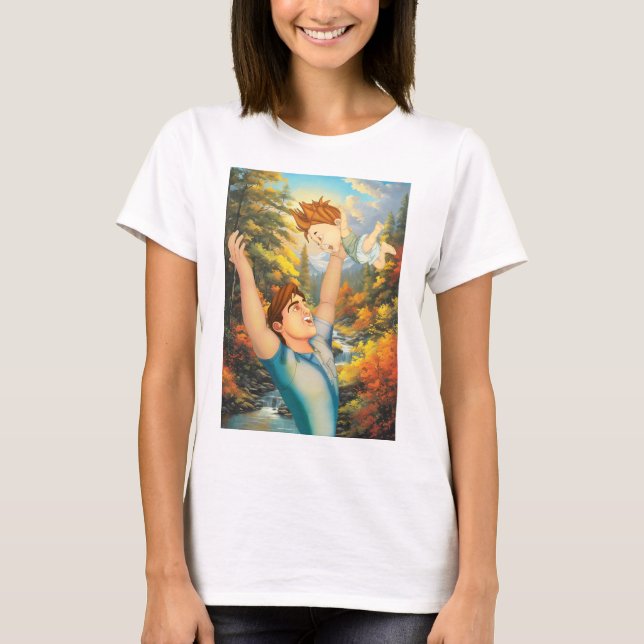 CAMISETA NÃO HÁ NADA COMO UM BOM MOÇO COM PAI (Frente)