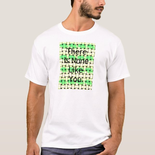 Camiseta Não Há Nada Como Você É Impressão De Arte (Frente)