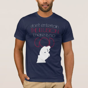 Camiseta Não há nenhum deus