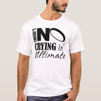 Camiseta Não há nenhum grito em final