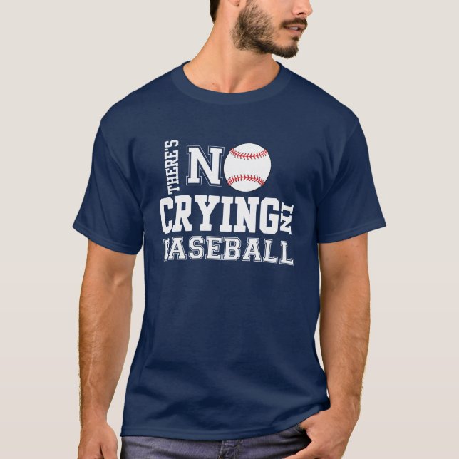 Camiseta NÃO HÁ nenhum GRITO no T do BASEBOL (Frente)