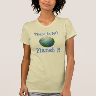 Camiseta Não há NENHUM planeta B