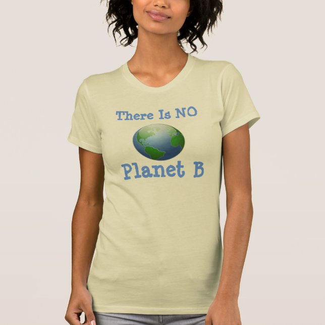 Camiseta Não há NENHUM planeta B (Frente)
