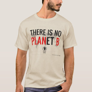 Camiseta Não há nenhum planeta B (versão 1)
