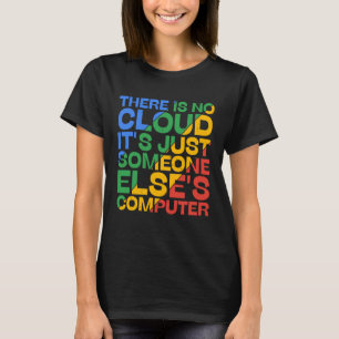 Camiseta Não há nuvem, é só outra pessoa