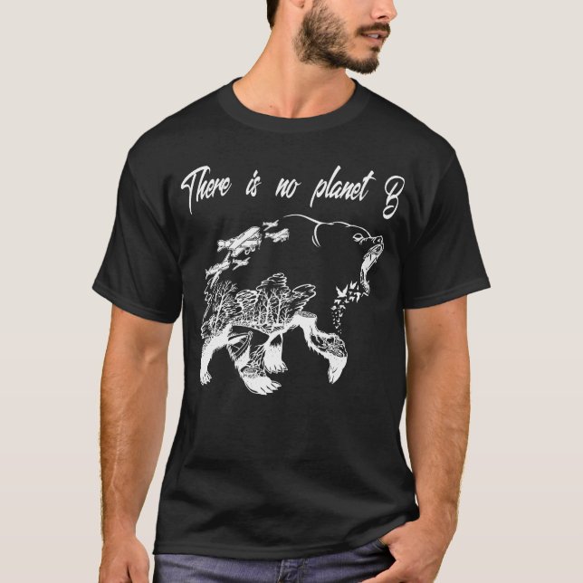 Camiseta "não há planeta b (Frente)