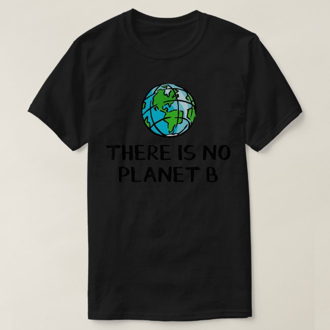 Camiseta Não há planeta B2 (Frente do Design)