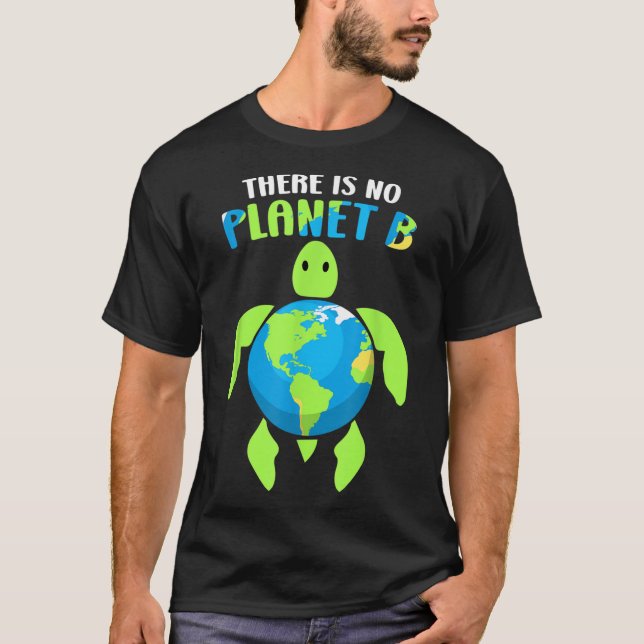 Camiseta Não Há Proteção Ambiental Climática Do Planeta B (Frente)