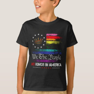 Camiseta Não Há Reis Na América Nós, O Pessoas 1776 M Polít