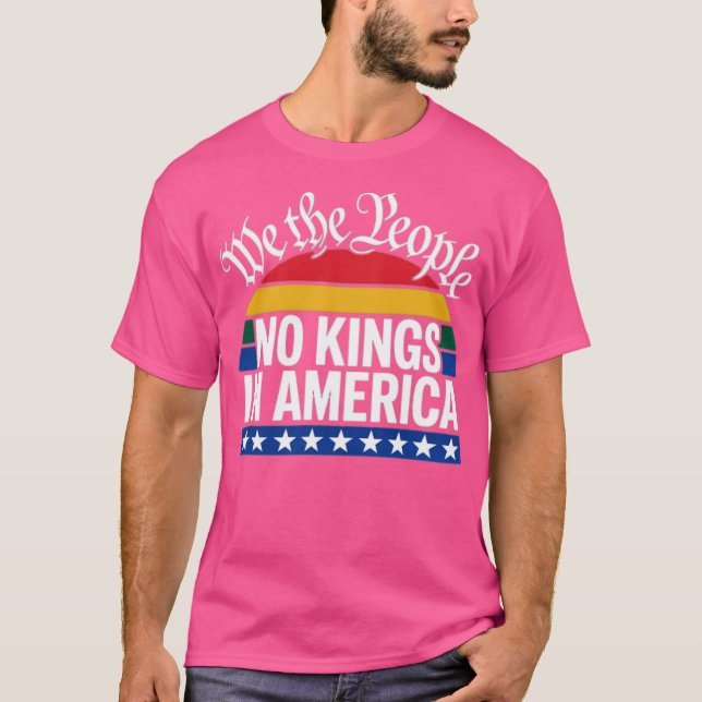 Camiseta Não Há Reis Na América Que Somos Políticos Pessoas (Frente)