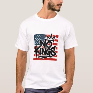 Camiseta Não Há Reis Na América Salvar Democracia Eu Discor