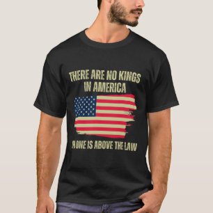 Camiseta Não Há Reis Nos Estados Unidos A Bandeira American