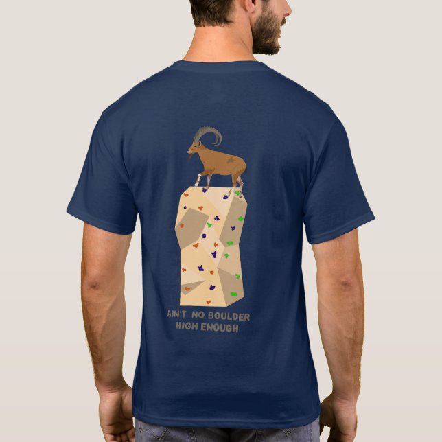 Camiseta Não há rocha alta o suficiente (Verso)
