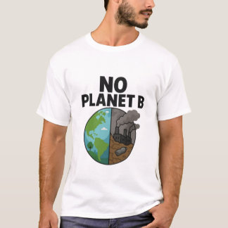 Camiseta Não há Teto de Consciência Ecológica em Negrito Co