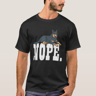 Camiseta Não Heeler Animal Pet Vermelho Azul Gado Australia