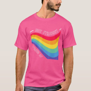 Camiseta Não Hetero E Orgulho Af Lgbt Orgulho Arco-Íris