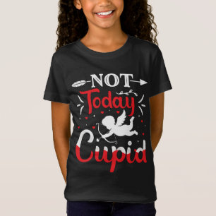 Camiseta Não Hoje Dia de os namorados Engraçado Cupido