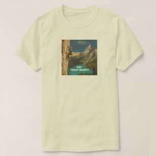 Camiseta Não Hoje Gravidade Escalada em Rocha