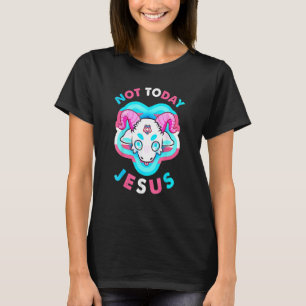 Camiseta Não Hoje Jesus Transgender Lgbt Satã Gosta