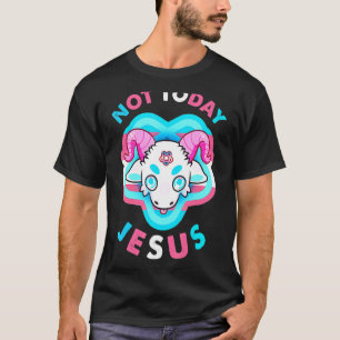 Camiseta Não Hoje Jesus Transgender Lgbt Satã Gosta