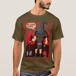 Camiseta Não hoje, o Gótico assustador oculta o dia das bru