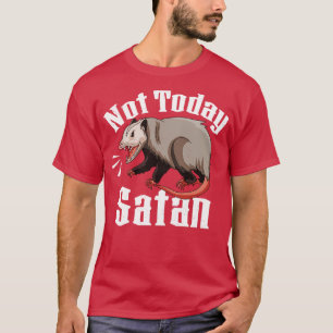 Camiseta Não Hoje Satã Ogambm Sarcastico Possum Funny 1