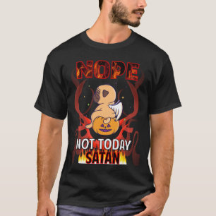 Camiseta Não Hoje Satanóide Pug 29