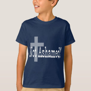 Camiseta Nao humilhado! 1:16 dos romanos (com cruz)