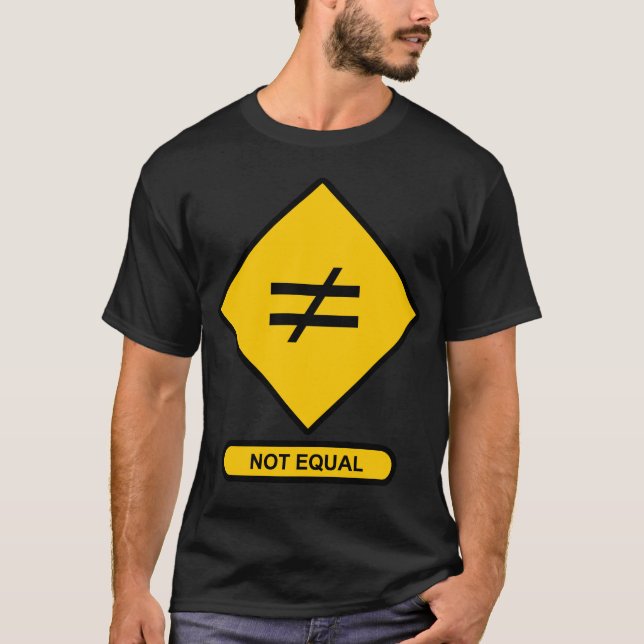 Camiseta Não igual (Frente)
