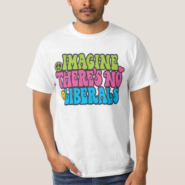 Camiseta Não imagine nenhum liberal (Frente)
