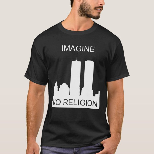 Camiseta Não imagine nenhuma religião (Frente)