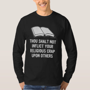 Camiseta Não Imporás a Tua Merda Religiosa Sobre Ot