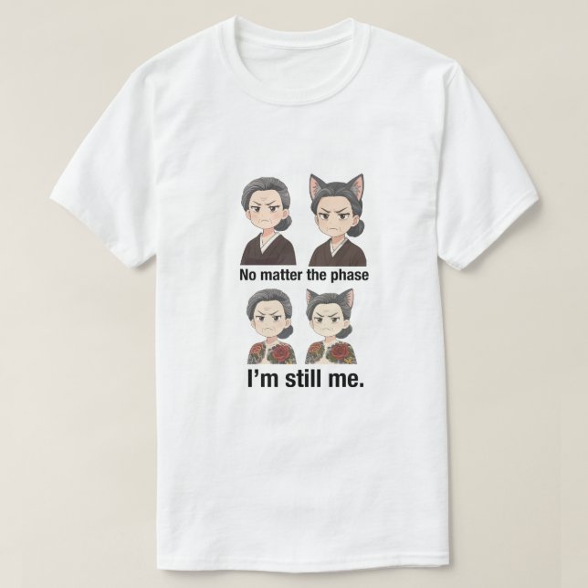 CAMISETA NÃO IMPORTA A FASE (Frente do Design)