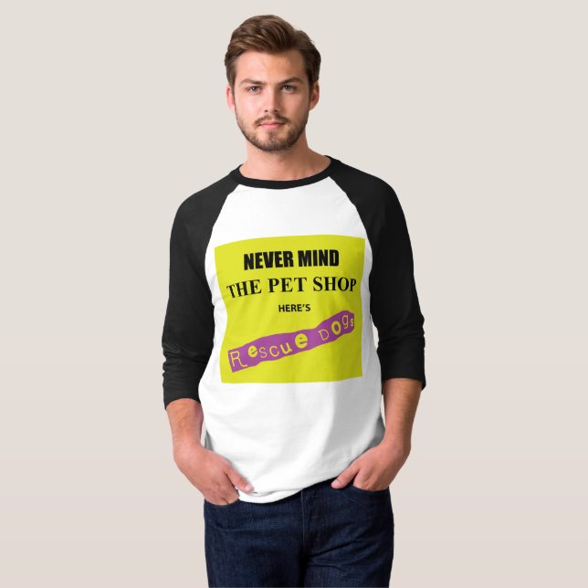 Camiseta Não importa o compro de animais, punk parody, engr (Frente Completa)