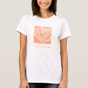 Camiseta Não importa onde, com o meu gato eu estou sempre e