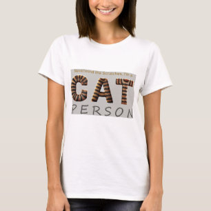 Camiseta Não importa os manchas, sou uma pessoa de gato