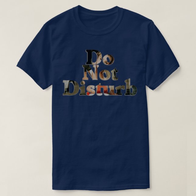 Camiseta Não Incomodar (Frente do Design)