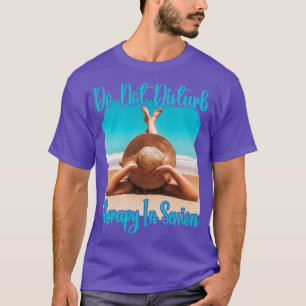 Camiseta Não Incomodar a Terapêutica em Sessão