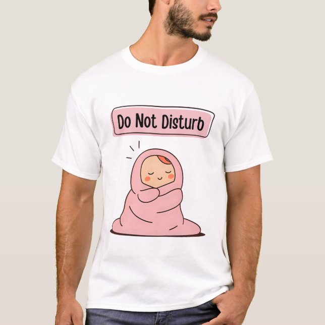 Camiseta Não Incomodar - Cute Quic Mood (Frente)