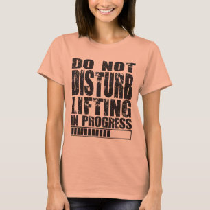 Camiseta Não Incomodar - Levantamento em Andamento - Camis