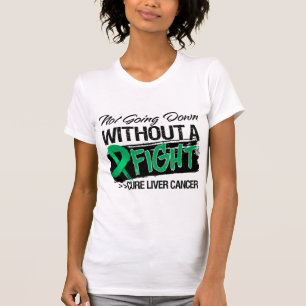 Camiseta Não indo para baixo sem uma luta - câncer de